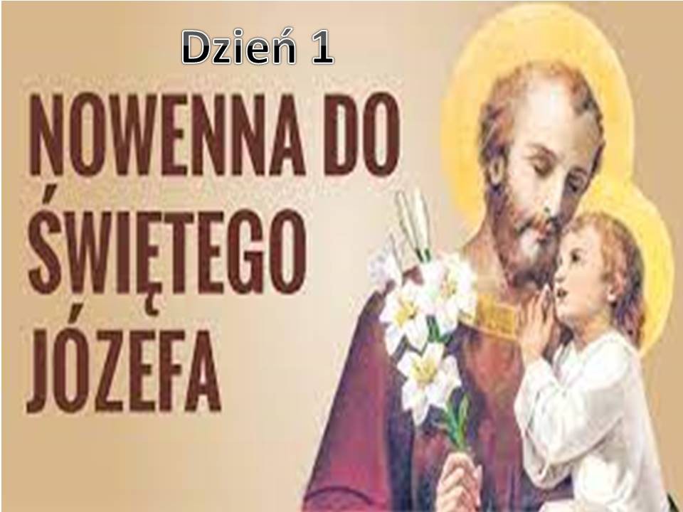Nowenna do św. Józefa - dzień 1