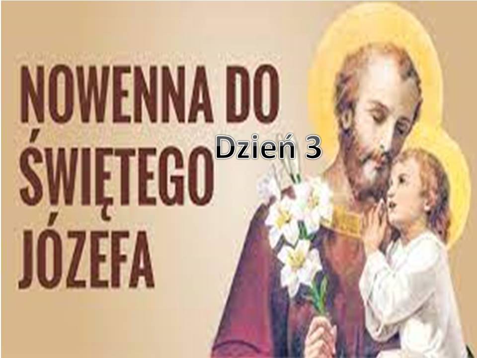 Nowenna do św. Józefa - dzień 3