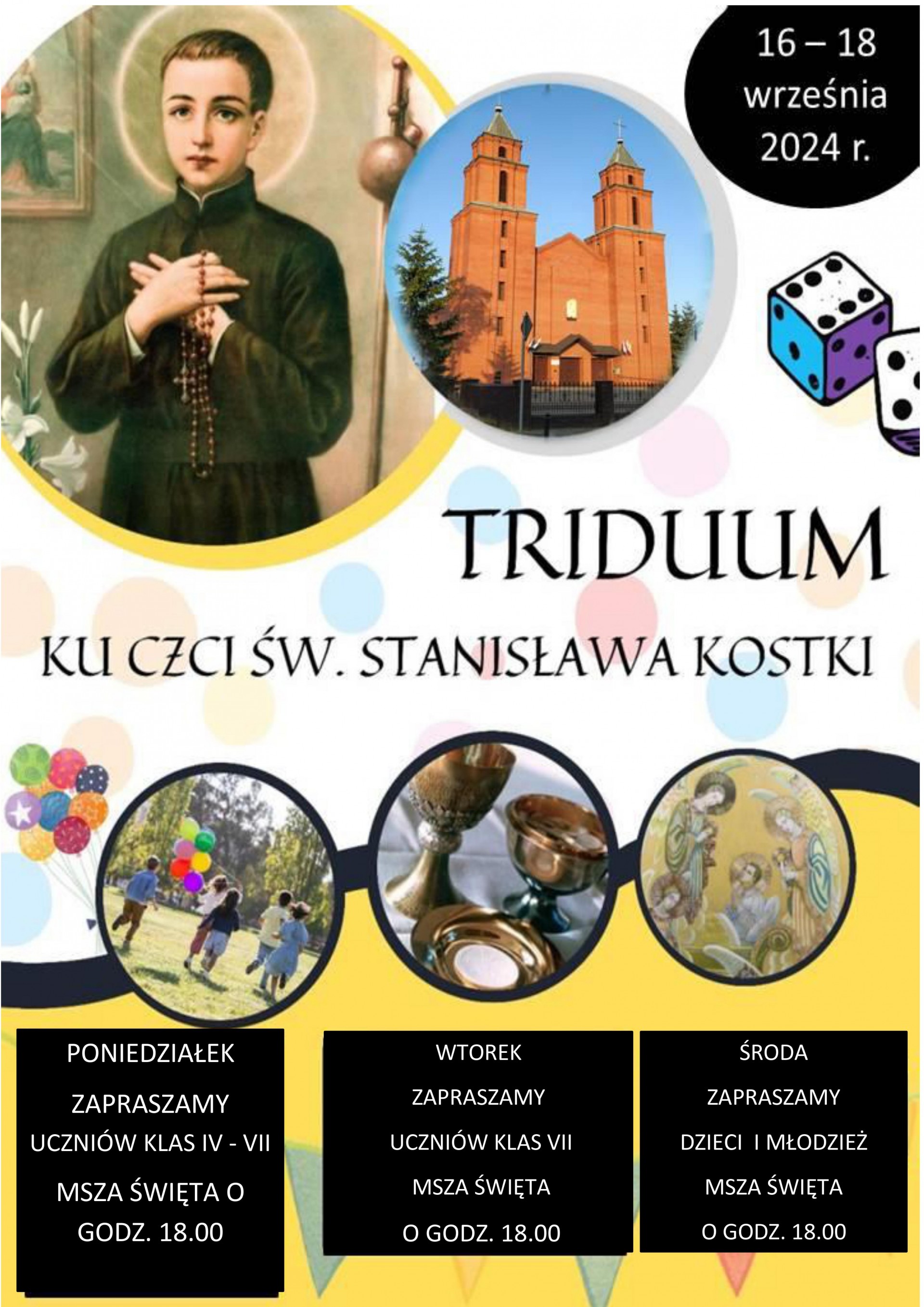 Triduum ku czci św. Stanisława Kostki