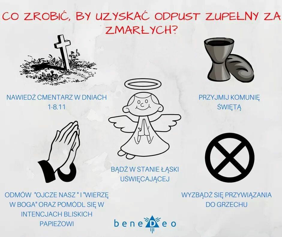 1 - 8 listopada: ofiaruj odpust zupełny za ..