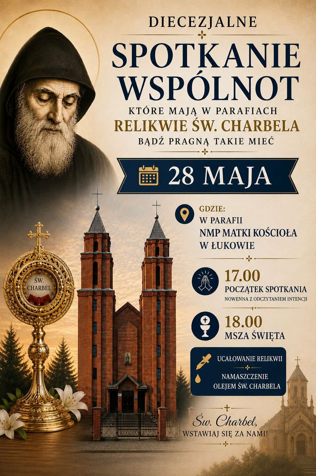Serdecznie zapraszamy na Dzień Skupienia Czcicieli św. Charbela